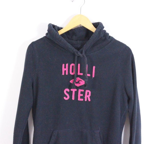 *Y2K Navy Hollister Logo Sweater - Picture 4 of 6